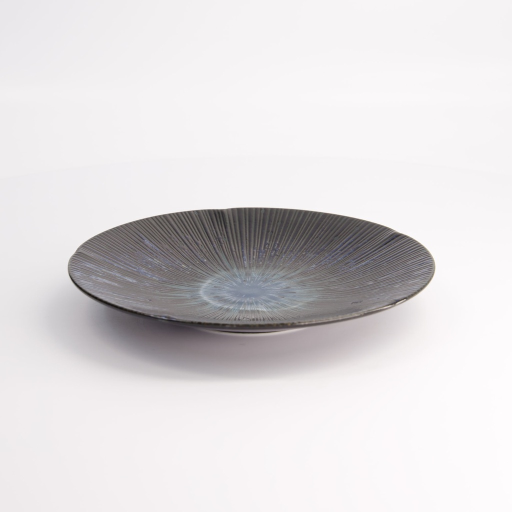 Sky Blue Plate 21.5x3.1cm TN-7018/B 16388 6/36