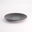 Sky Blue Plate 21.5x3.1cm TN-7018/B 16388 6/36