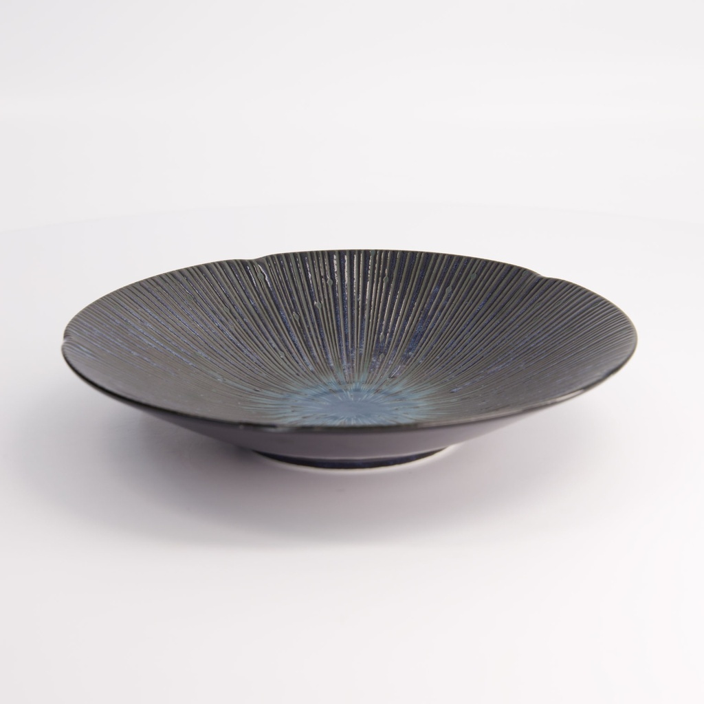 Sky Blue Deep Plate 22x4cm TN-7020/B 16390 6/36