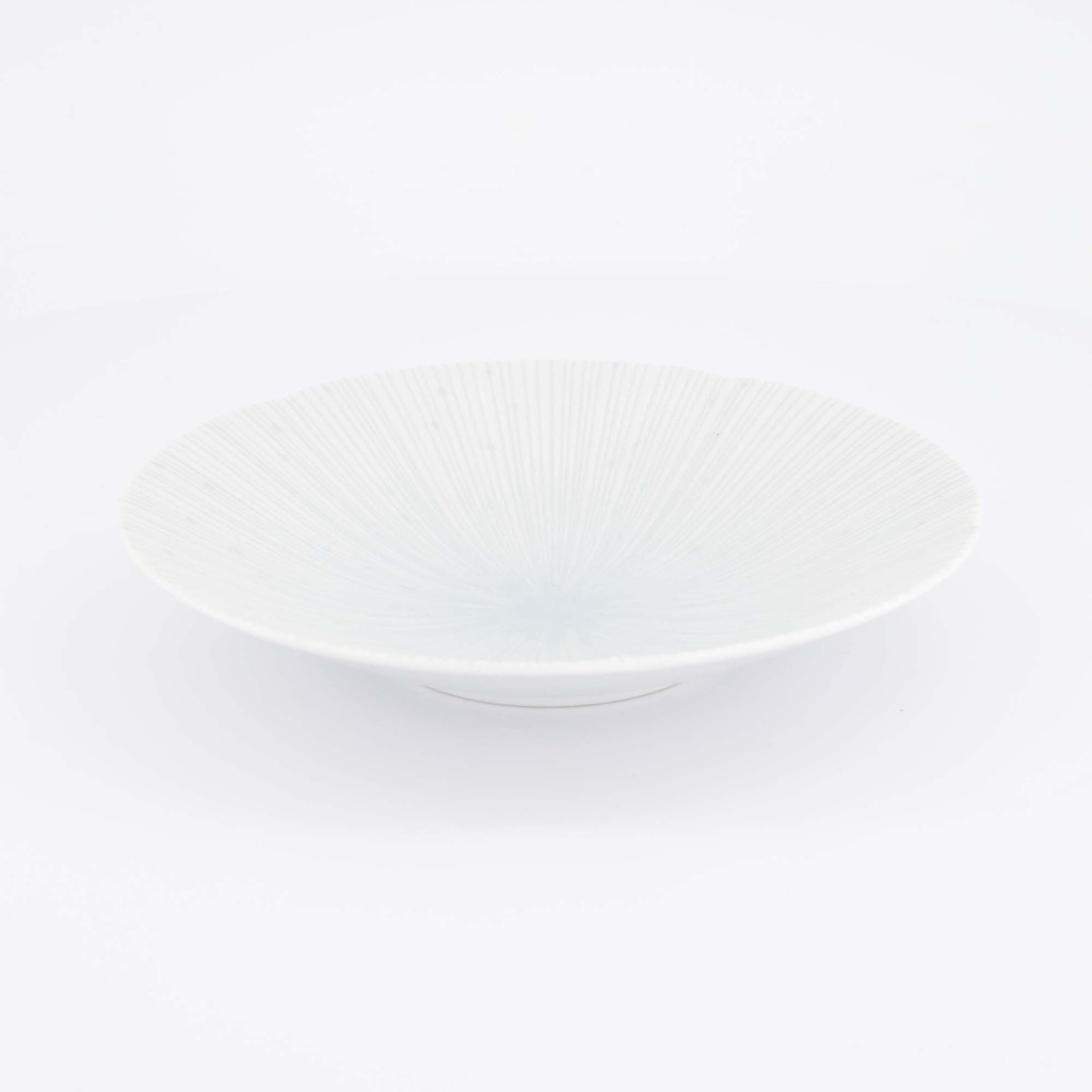 Sky White Deep Plate 22x4cm TN-7020/W 16398 6/36
