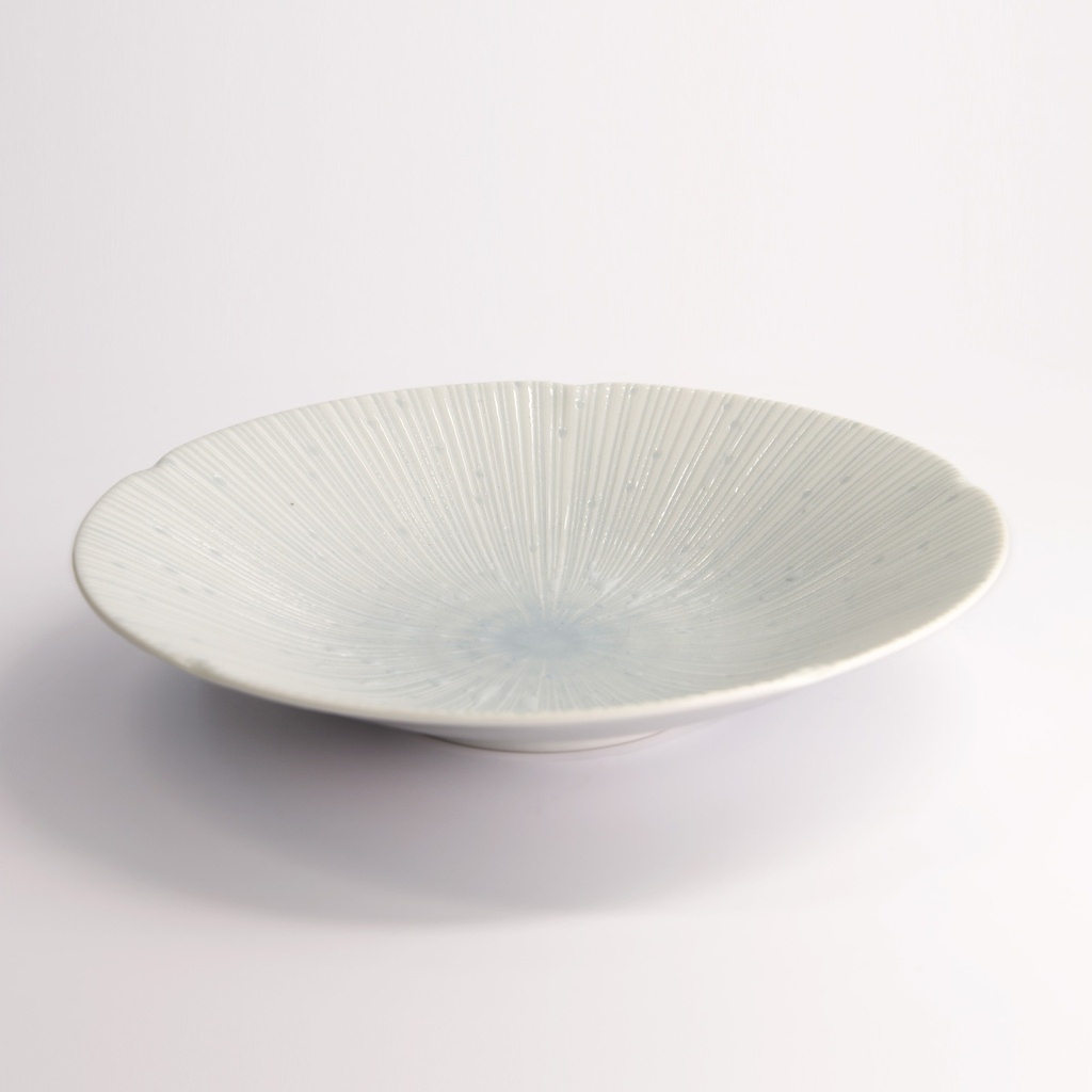 Sky White Deep Plate 24x4.5cm TN-7021/W 16399 6/24
