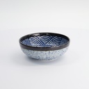 Aisai Seigaiha Bowl 15.3x5.5cm 550ml YT-159-085 18686 6/48