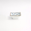 Japan Flower Mizu Square Dish 8.5x3cm  HB-3627/A 12/144