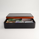 Bento Box Rectangle Matsukado Black 30.7x21.5x6.5 FULL SET(RECEPT VERMELDEN)