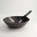 Kitchen Iron Wok  IH Bottom flat 30cm (HB-4225) 1/10