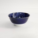 Japonism Crane Tayo Bowl 14.7x6.9cm 500ml Blue 6/48