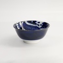 Japonism Dragon Tayo Bowl 14.7x6.9cm 500ml Blue 6/48