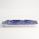 Japonism Carp Plate 28.5x14x2.5cm Blue 6/48