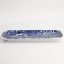 Japonism Crane Plate 28.5x14x2.5cm Blue 6/48