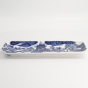 Japonism Lion Plate 28.5x14x2.5cm Blue 6/48