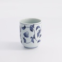 Cup 6.5x7.5cm 160ml Blue/White YW-120620/B 10/120