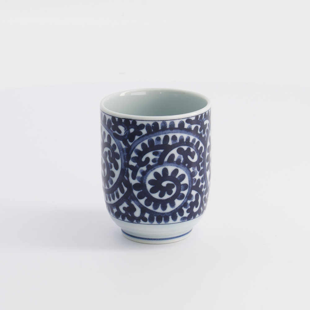 Cup 6.5x7.5cm 160ml Blue/White YW-120620/D  10/120