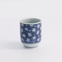Cup 6.5x7.5cm 160ml Blue/White YW-17726/B 10/120