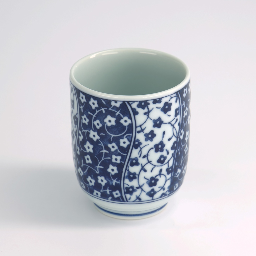 Cup 6.5x7.5cm 160ml Blue/White YW-17726/D 10/120