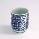 Cup 6.5x7.5cm 160ml Blue/White YW-17726/D 10/120