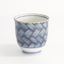 Cup 8x7.9cm Blue/White YW-7027/A 22456 10/120