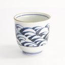 Cup 8x7.9cm Blue/White YW-7027/B 10/120