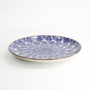 Ohuke Dahlia Round Plate 25x3cm FK-2105/C 4/24