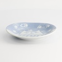 Neko Maruke Cat Plate 16x14.5x2.2cm 54005011 6/72