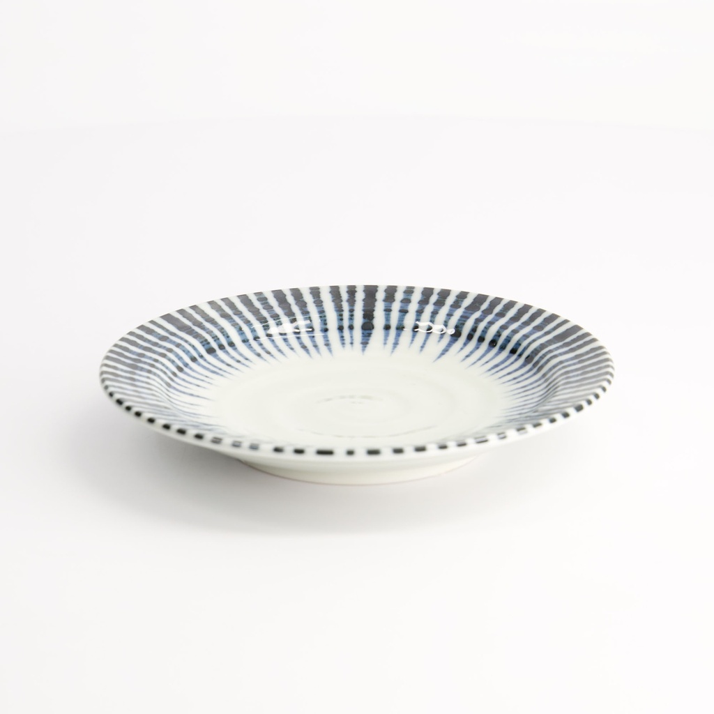 Shin Tokusa Plate Round 13.5x2cm FK-2102 12/96