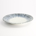 Shin Tokusa Plate Round 22x2.8cm FK-2103 6/36