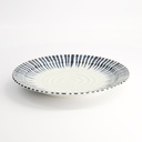 Shin Tokusa Plate Round 25.5x2.8cm FK-2104 4/24