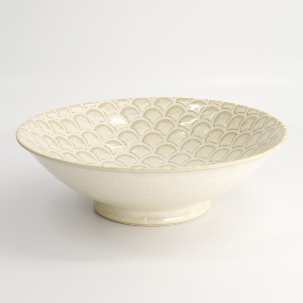 Titanium Matte Mermaid Design Salad Bowl 25x7.4cm 1400ml PH-16922/TM 3/24