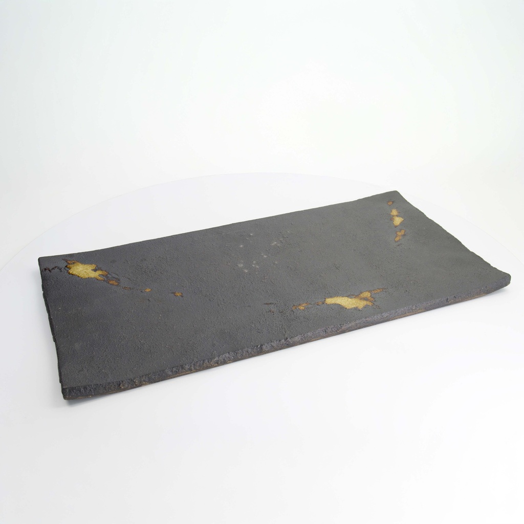 Mino Craft Rectangular Plate 55x28x2.5cm Black 1/12