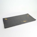 Mino Craft Rectangular Plate 55x28x2.5cm Black 1/12