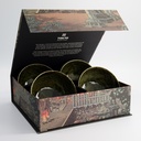 Shinryoku Green 4pcs Bowl Giftset 13x7.2cm 500ml 22564 1F 1/6