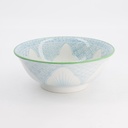 Lily Flower Bowls Ramen 20.5x8cm 1200ml Light Blue 20937 3/24