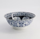 Wa Mixed Bowls Ramen 21x8.7cm 1300ml Madori-Bishi-Botan Blue 3/24