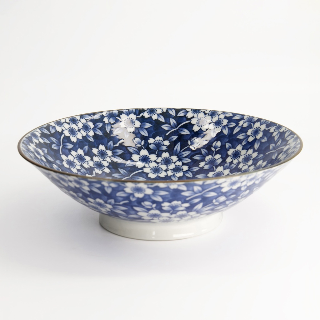 Tokyo Blue Sakura Mixed Bowls Ramen 25.4x7.8cm 1600ml 3/18