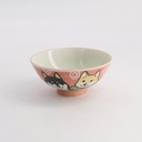 Kawaii Rice Bowl Shiba-Dog 14x6.5cm 500ml Pink 5/90