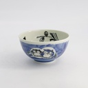 Kawaii Rice Bowl Owl 15.9x8.5cm 600ml Blue 5/60