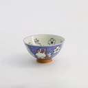 Kawaii Rice Bowl Rabbit 11.5x6.4cm 300ml Blue 5/120