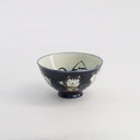 Kawaii Rice Bowl Cat Neko 11.4x6.2cm 300ml Blue 5/120