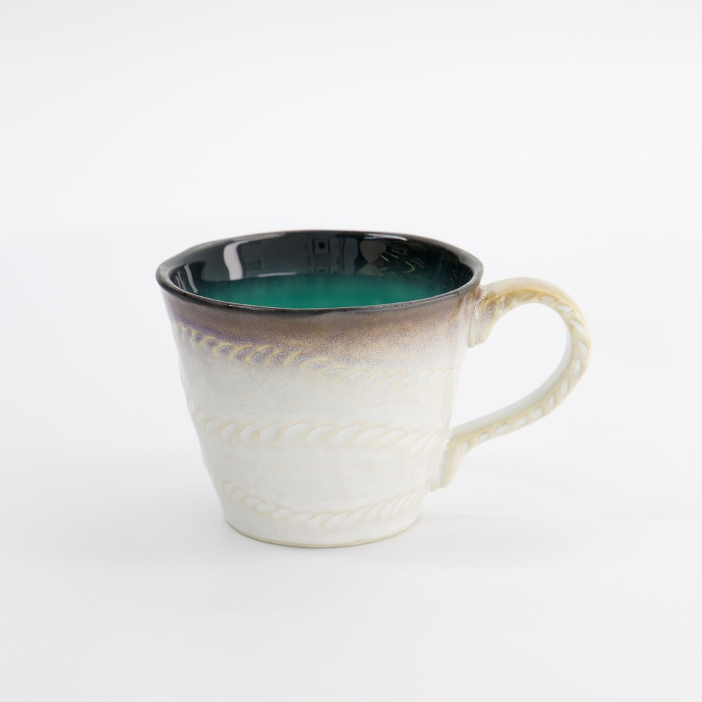 Yamasaku Mug Turquoise 12.5x9x7.5cm 200ml 21324 6/72