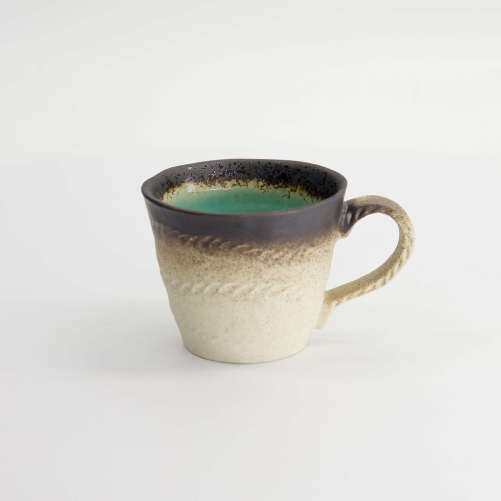 Yamasaku Turquoise Mug 12.5x9x7.5cm 200ml 21324 6/72