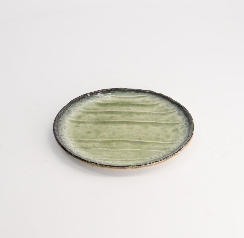 Yamasaku Plate Green 16.5x1.5cm 21325 6/72