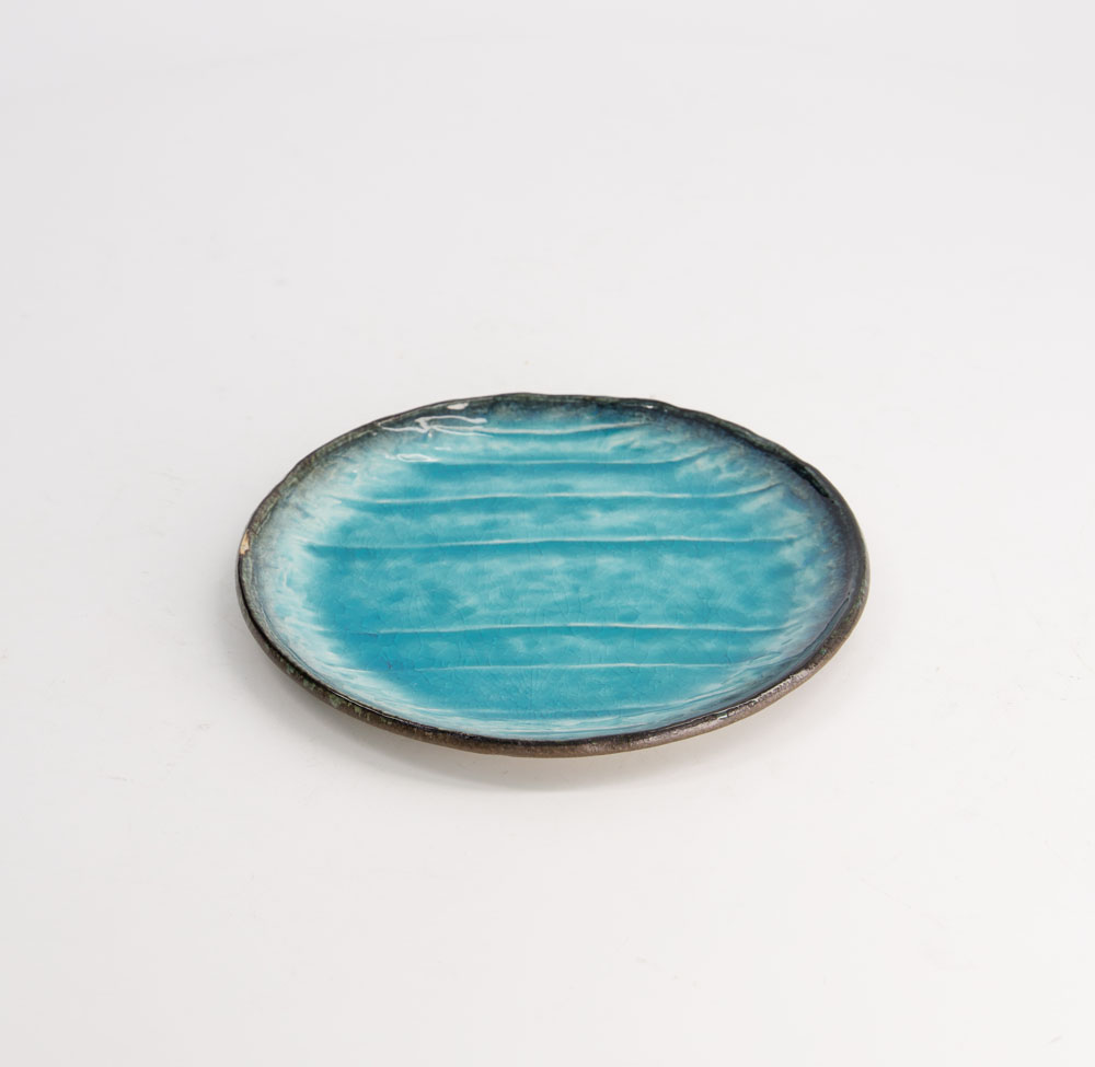 Yamasaku Plate Blue 16.5x1.5cm 21326 6/72