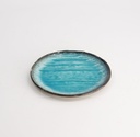 Yamasaku Plate Blue 16.5x1.5cm 21326 6/72