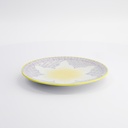 Lily Flower Plate 20x2cm Purple 21151 6/48