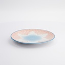 Lily Flower Plate 20x2cm Red 21153 6/48