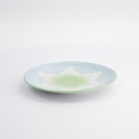 Lily Flower Plate 20x2cm Light Blue 21154 6/48