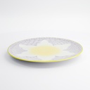 Lily Flower Plate 26x2cm Purple 21155 6/36