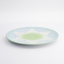 Lily Flower Plate 26x2cm Light Blue 21158 6/36