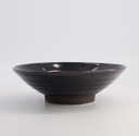 Ramen Bowl Black Brush 24.5x7.5cm Black 3/24 21206