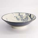 Mixed Bowl Plum 24.5x7.5cm Blue/White 1400ml 21217 4/24