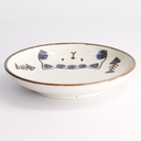 Kawaii Cat Neko Plate 16.2x3.4cm Blue 21267 6/72